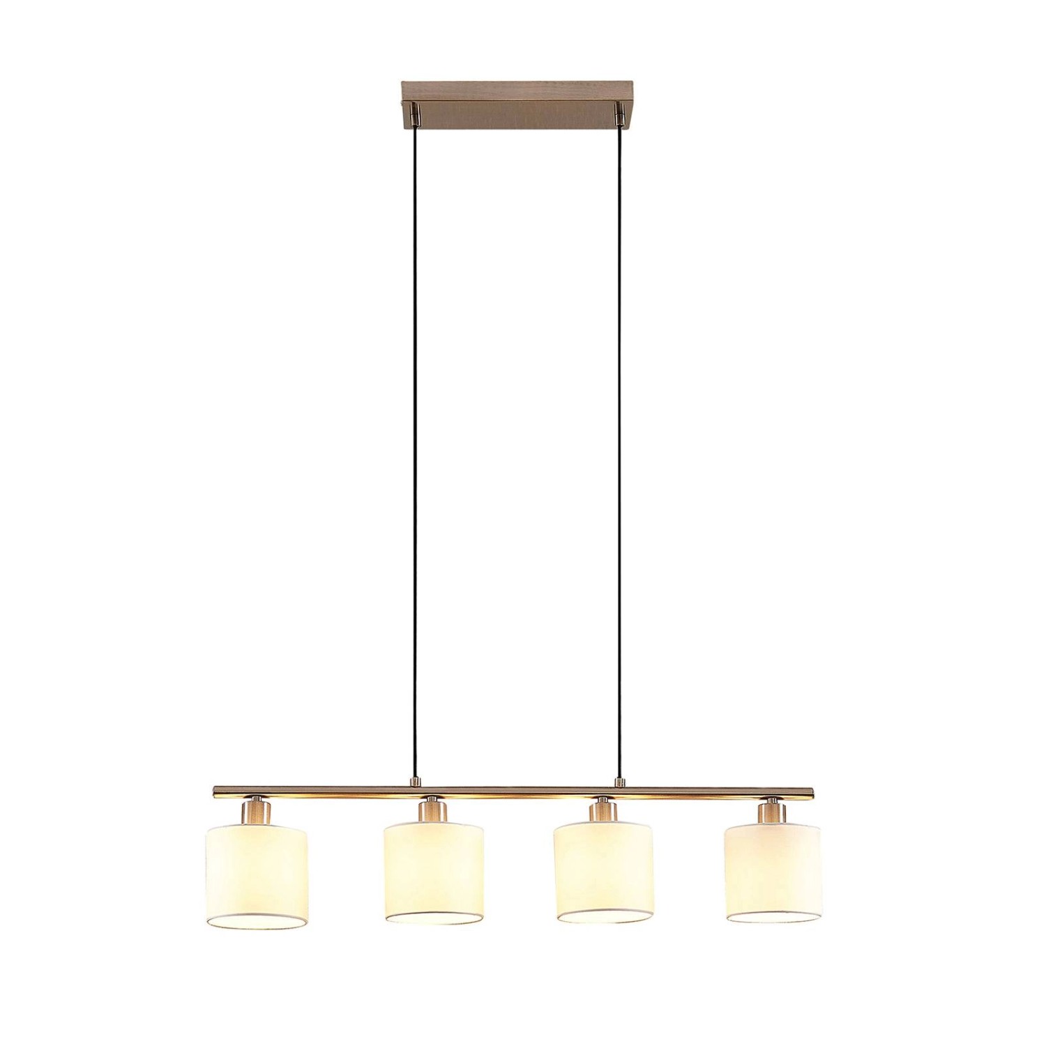 Lindby Pendelleuchte Stannis 8032291 Modern in Weiß aus Metall 4-flammig E1 günstig online kaufen