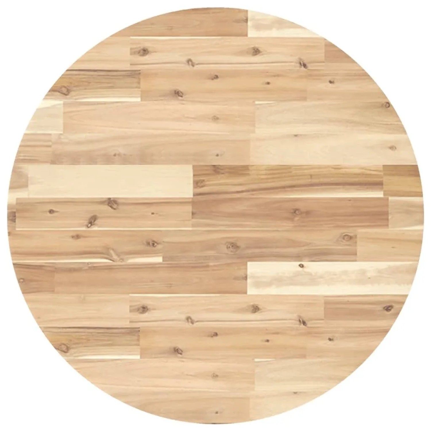 vidaXL Tischplatte Rund Ø70x4 cm Massivholz Akazie 4008691