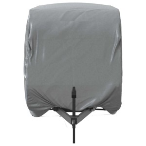Graue vidaXL Schutzhülle für Wohnwagen, 550x250x220 cm, aus Vliesstoff.