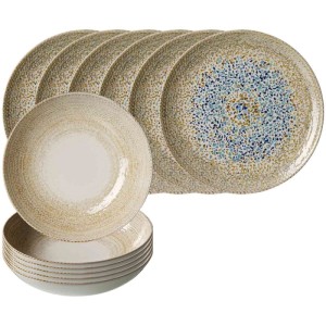 Ritzenhoff & Breker Rimini Tafelservice 12-teilig Mosaik Sand