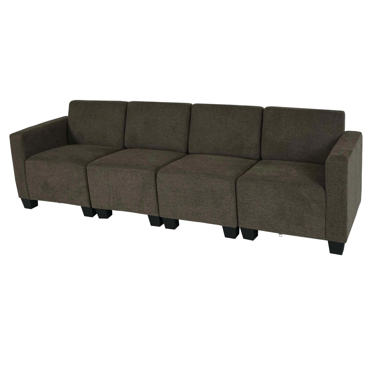 MCW Modular 4-Sitzer Sofa Couch Moncalieri Braun günstig online kaufen