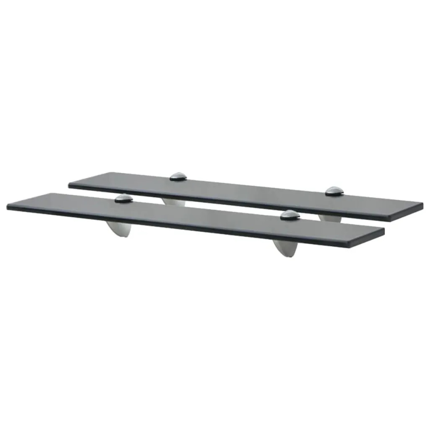 vidaXL Schweberegale 2 Stk Glas 60x10 cm 8 mm 3051505