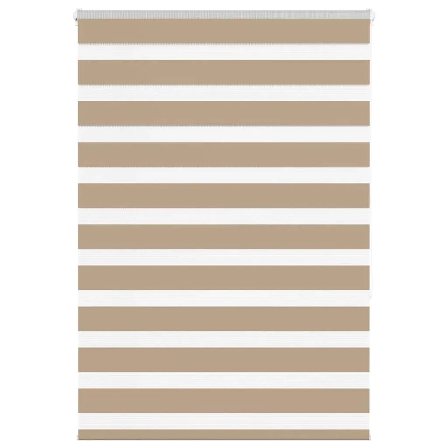 vidaXL Doppelrollo Sandbraun 105x150 cm Stoffbreite 100,9 cm Polyester 4014 günstig online kaufen