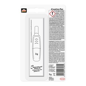 Pattex Sekundenkleber Creative Pen, 3g Stift für präzises Kleben verschiedener Materialien.