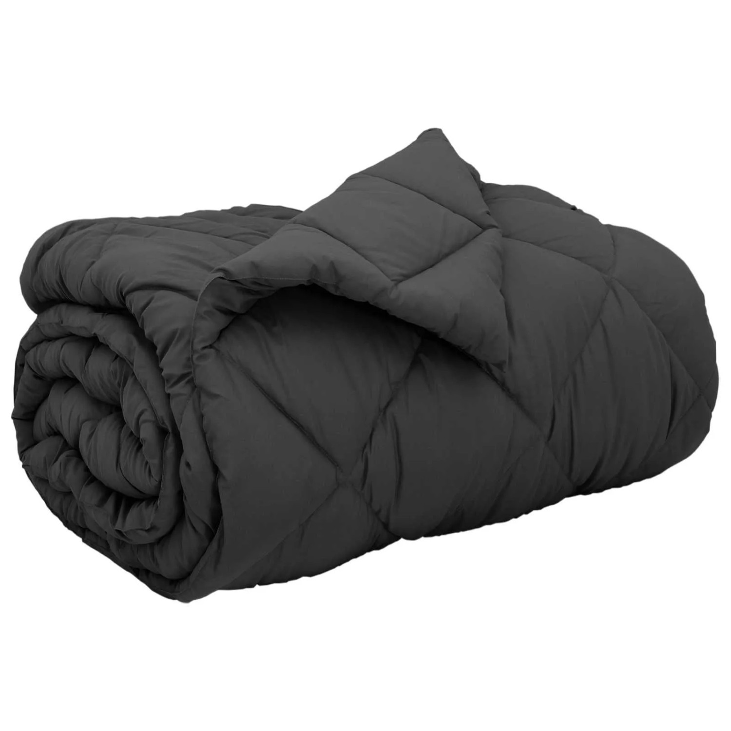 vidaXL Winterbettdecke Anthrazit 220 x 140 cm Mikrofaser 42025650