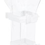 Trixie Futterspender Trichter, 150ml, transparent, für Vogelkäfige & Volieren.