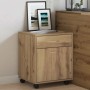 vidaXL Rollcontainer Artisan-Eiche 45x38x54 cm Holzwerkstoff 856655_4