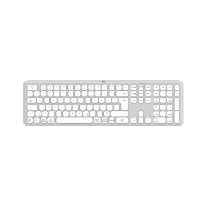 Weiße Hama Multi-Device-Tastatur WK-550 QWERTZ für Computer & Multimedia.