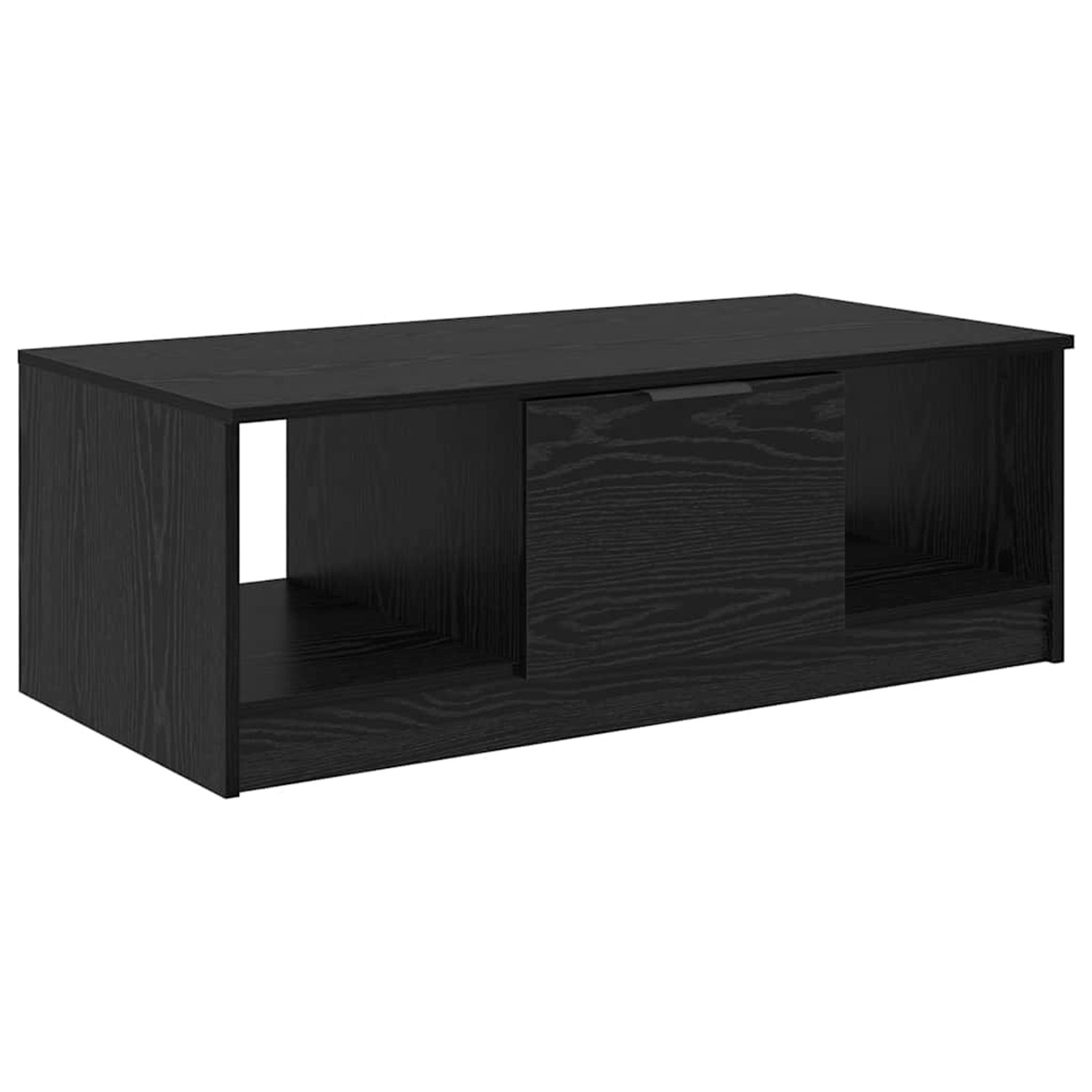 vidaXL Couchtisch Schwarz Eichen-Optik 100 x 50 x 36 cm Holzwerkstoff 88052 günstig online kaufen