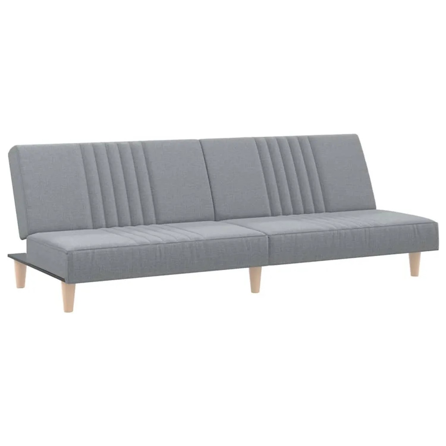 vidaXL Schlafsofa Hellgrau Stoff 351881