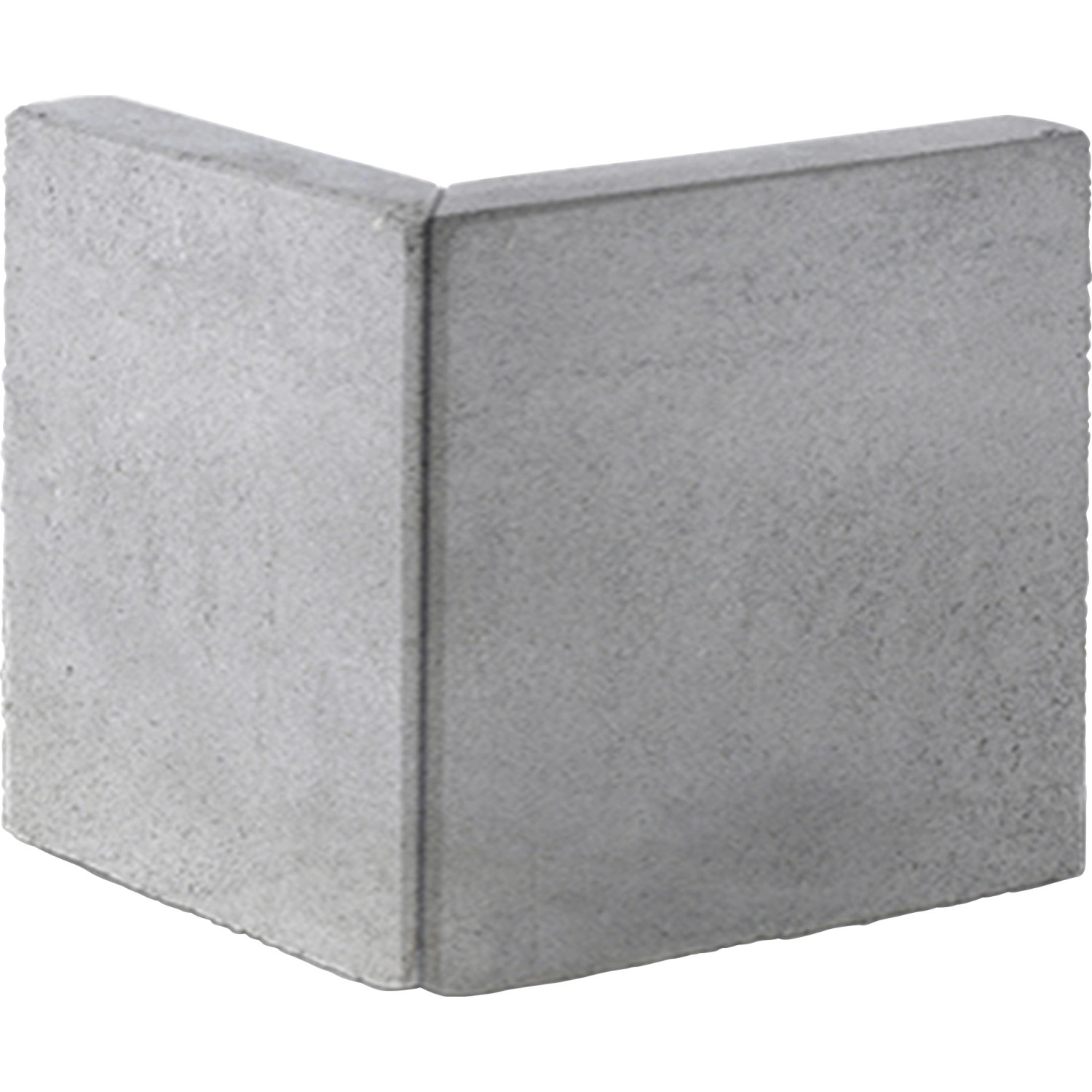 Winkel-Eckstein Grau 40 cm x 40 cm x 40 cm
