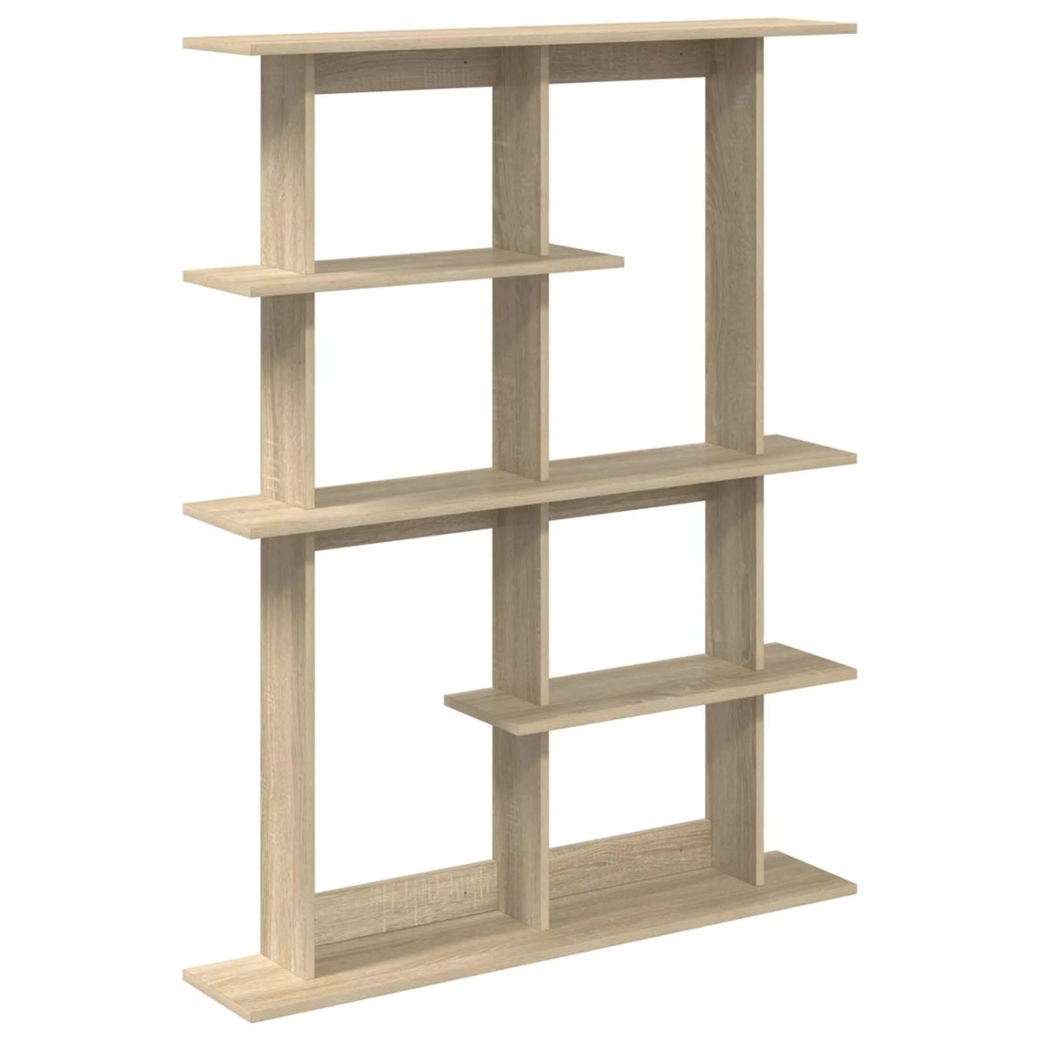 vidaXL Wandregal Sonoma-Eiche 102 x 20 x 130 cm Holzwerkstoff 8012054