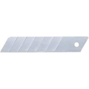 LUX Trapez Abbrechklinge 25mm, 3er Pack für Cuttermesser. Silberne Klinge mit Sollbruchstellen.