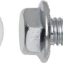 Sechskant-Flanschschrauben Sechskantkopf DIN 6921 Ø 5 mm x 20 mm Stahl 8 Stück