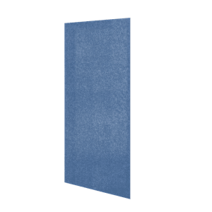 Jangal Wandpaneel Modular Wall Blue Ocean, blaues Filzpaneel mit gefasten Kanten für moderne Wandgestaltung.