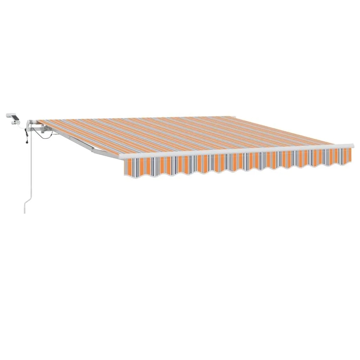 vidaXL Einziehbare Markise Mehrfarbig 350 x 250 cm 3330288