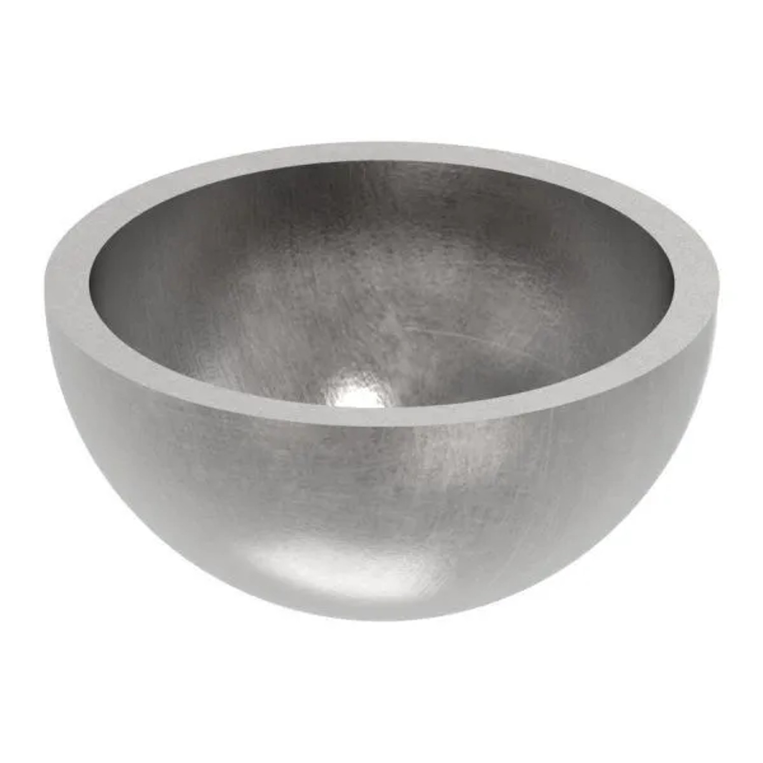 FeNau Halbhohlkugel Ø 30 mm Glatt Stahl S235JR Roh
