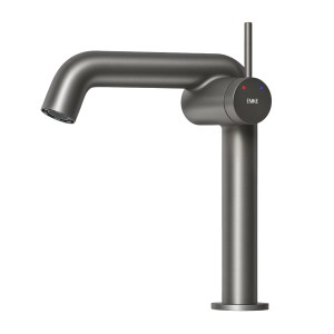 Emke Wasserhahn Bad 222 x 200 x 76 mm Anthrazit Matt Wasserhahn Waschtischarmatur Mischbatterie