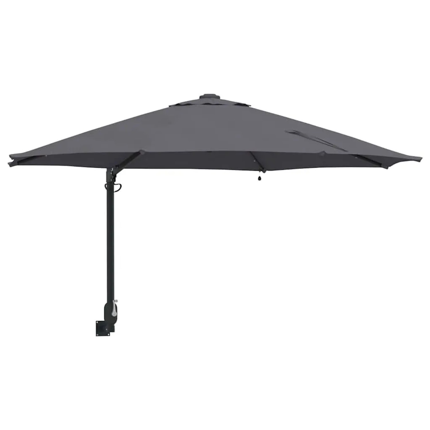 vidaXL Gartenparasol Anthrazit und Schwarz 248 x 248 x 148 cm 42003245 günstig online kaufen
