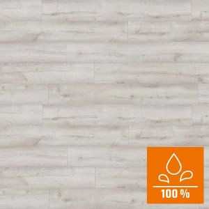 Kaindl Laminat Masterfloor Aqualine Eiche Historic Arctic, helle Holzoptik, wasserfest.