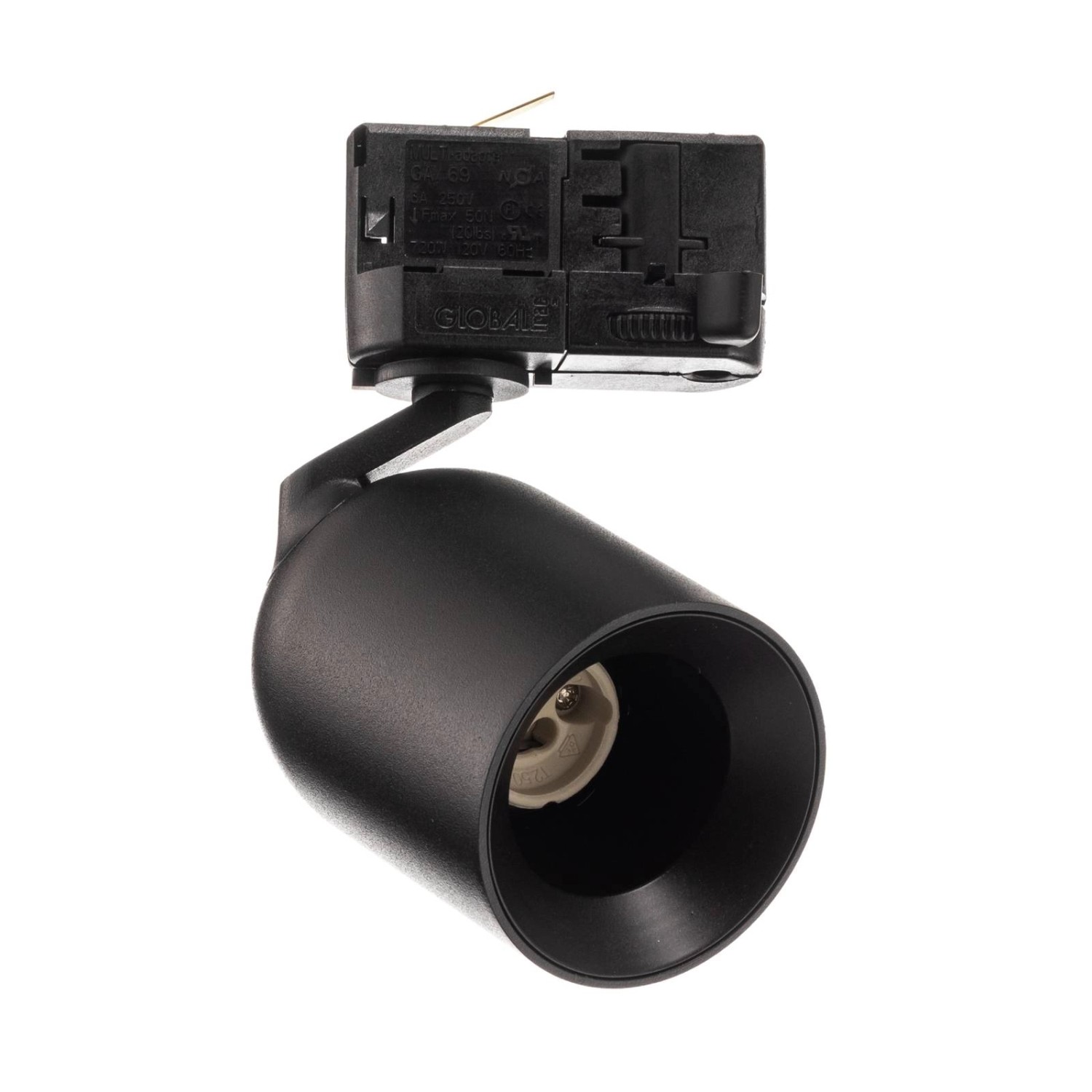 Arcchio Stromschienenstrahler Brinja 9928133 Modern in Schwarz aus Aluminium 1-flammig GU10 Flurleuchte