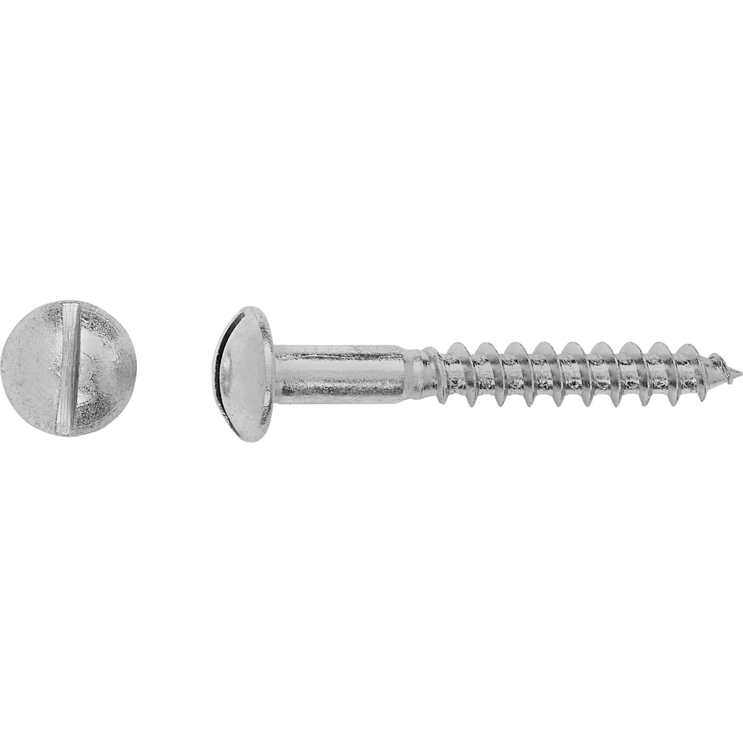 Linsenkopf Holzschraube Schlitz-Antrieb Ø 4 mm x 40 mm 20 Stück