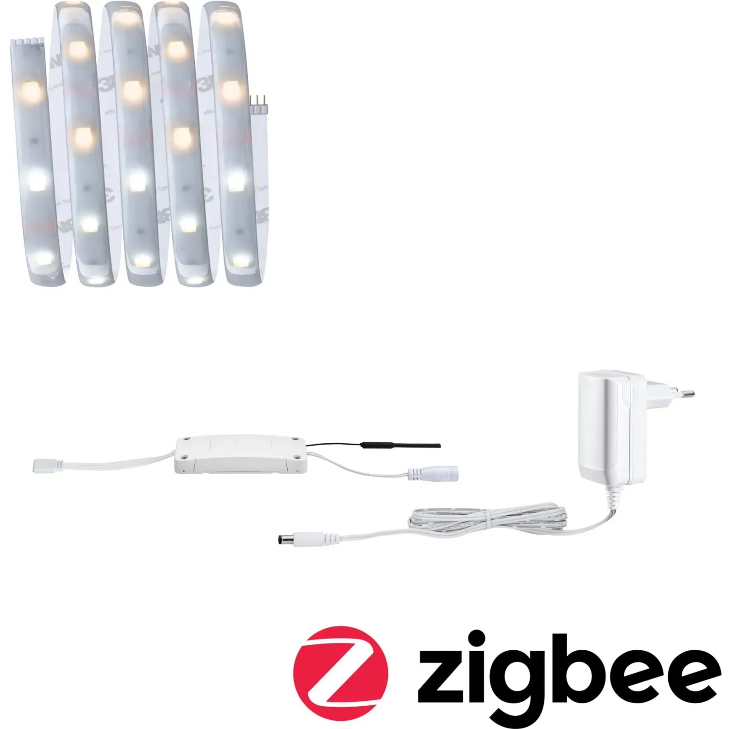 Paulmann MaxLED 250 LED-Streifen Basis-Set mit Trafo und Zigbee Controller.