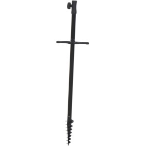 Siena Garden Unterstock City to Go, grau, 100 cm, mit Einschraubhülse für Schirme.