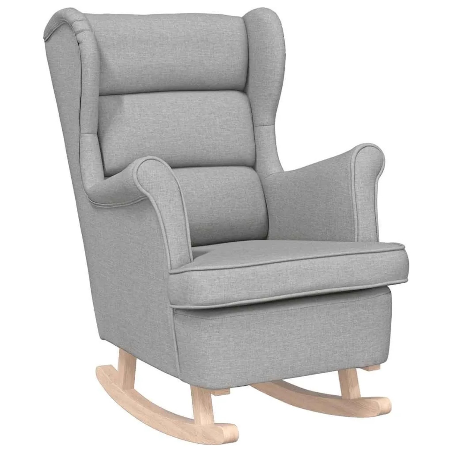 vidaXL Schaukelsessel Wolkengrau 74x90x102 cm Stoff 4016929