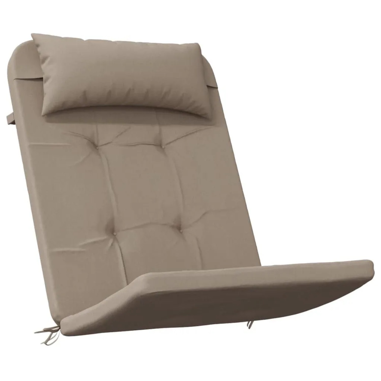vidaXL Adirondack-Auflagen 2 Stk Taupe Oxford-Gewebe 361838