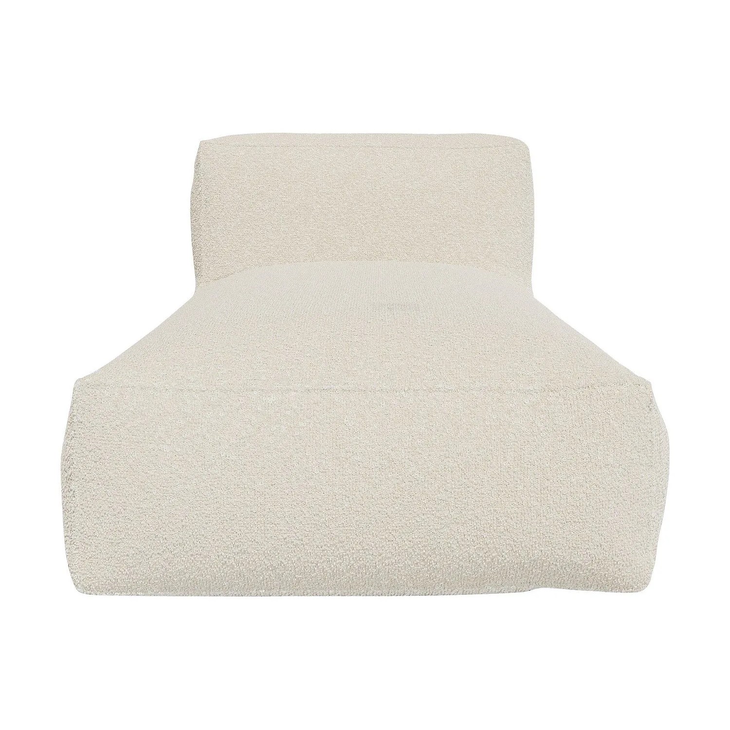 Vente-unique Recamiere Ohne Schlaffunktion Noumara Gebrochenes Weiß 95 cm