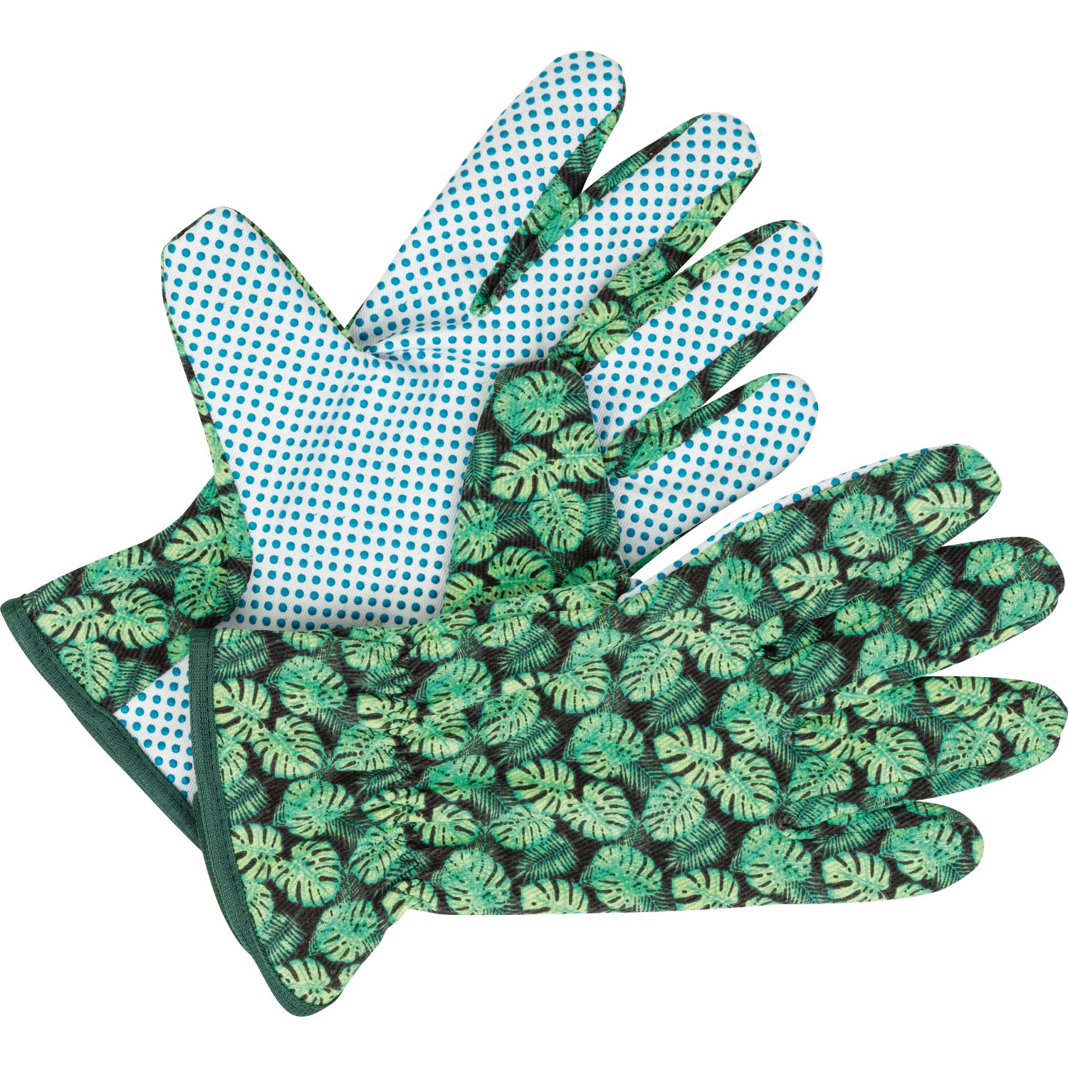 Handschuh Baumwolle Dschungel Grün Gr. 8