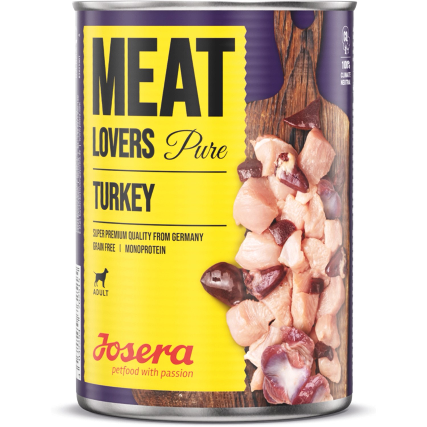 Josera Hunde-Nassfutter Meat Lovers Pure Turkey 800 g