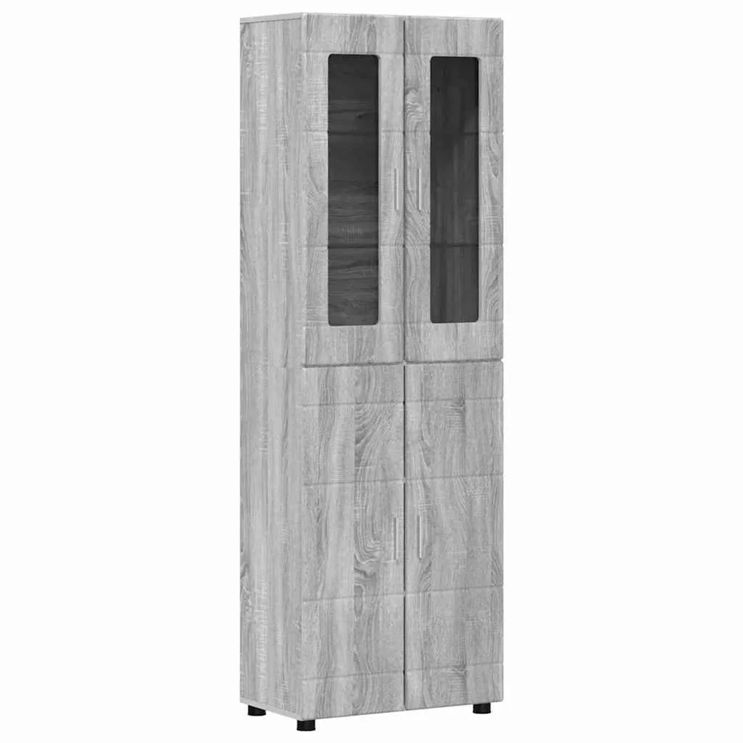 vidaXL Highboard FLORIN Graues Sonoma 60 x 35 x 182 cm Holzwerkstoff 3397920