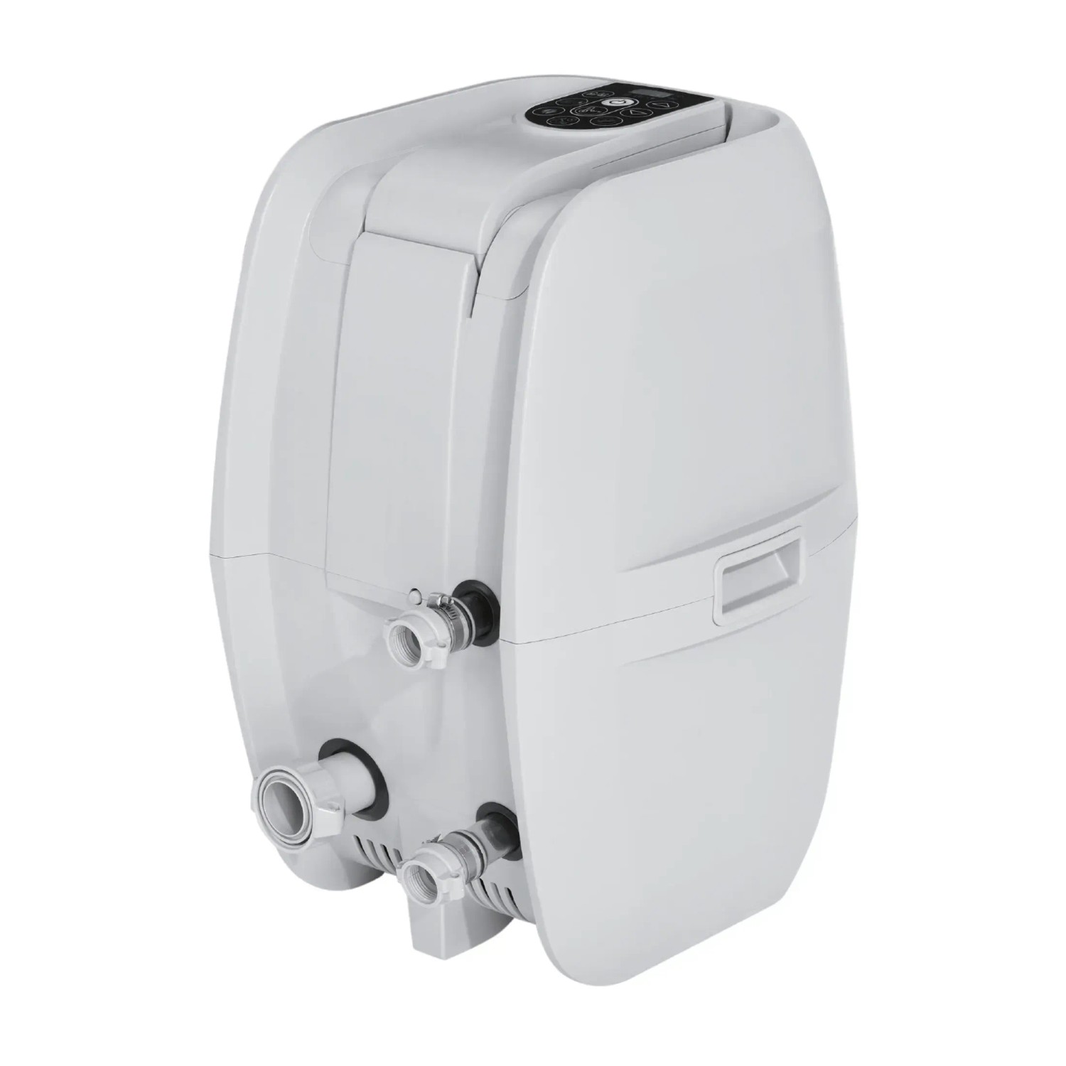 Bestway Lay-Z-Spa Miami Beach AirJet Pumpe für aufblasbaren Whirlpool, Detailansicht Anschlüsse.
