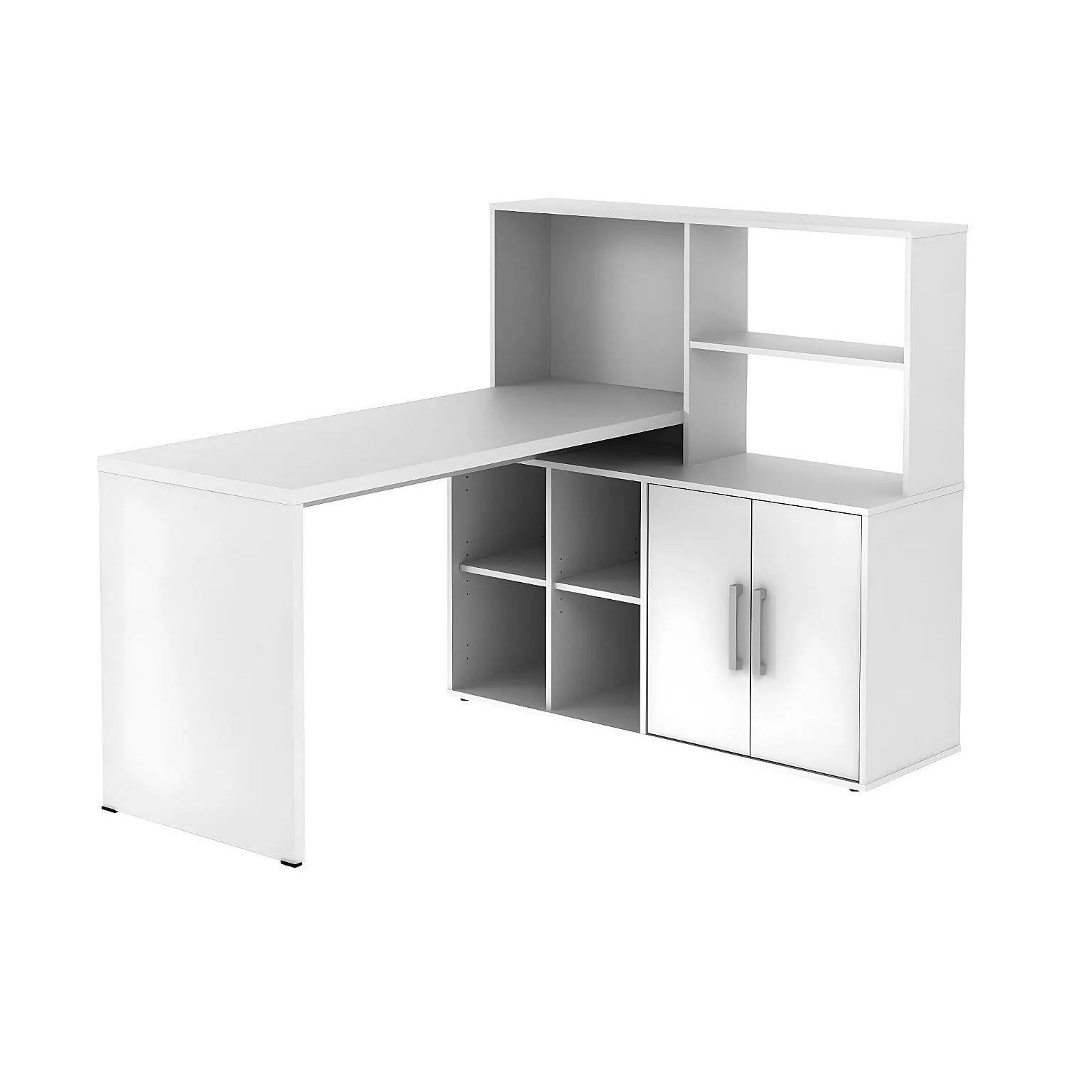 Vente-unique Schreibtisch Leon Weiß 150 cm