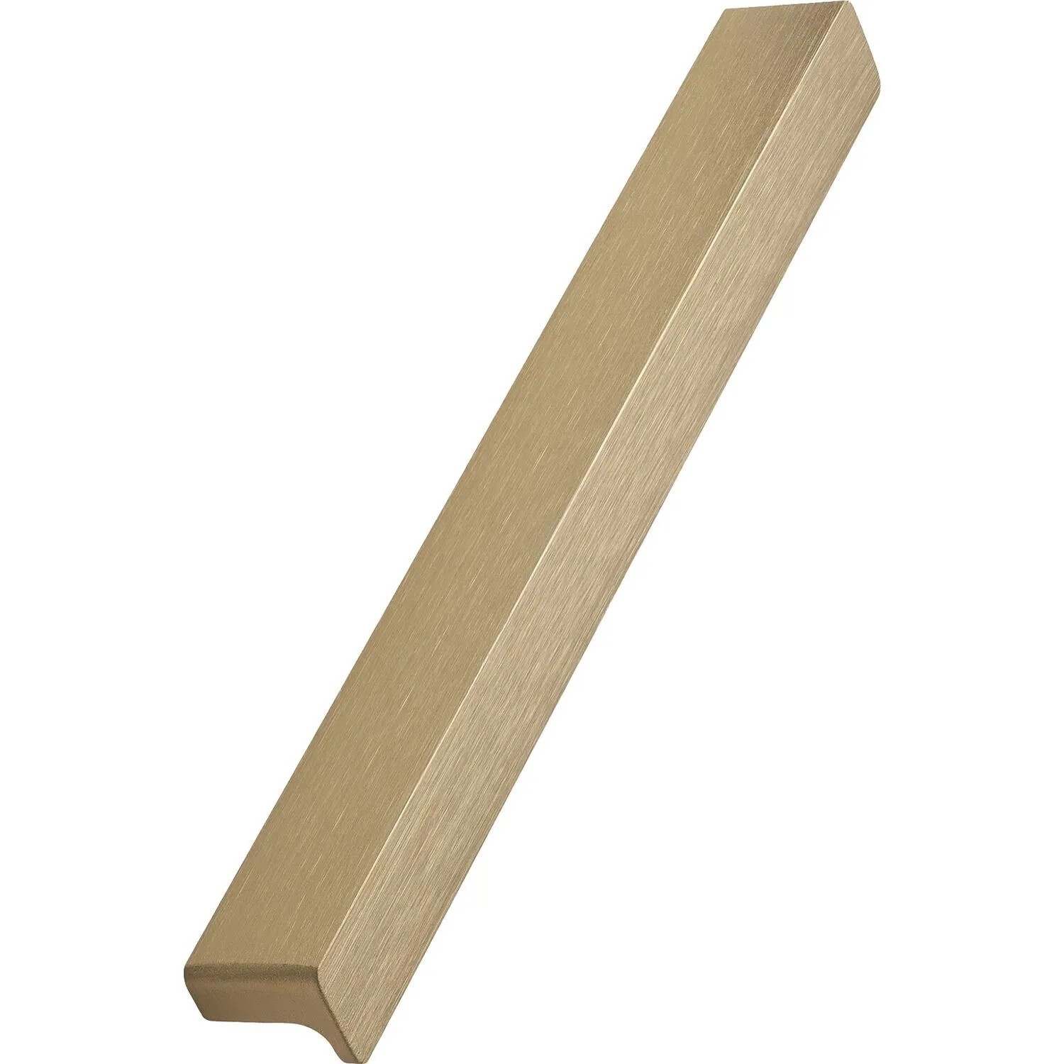 Furnipart Griffleiste Elan La 160 mm Breite 200 mm Aluminium Messing Gebürstet