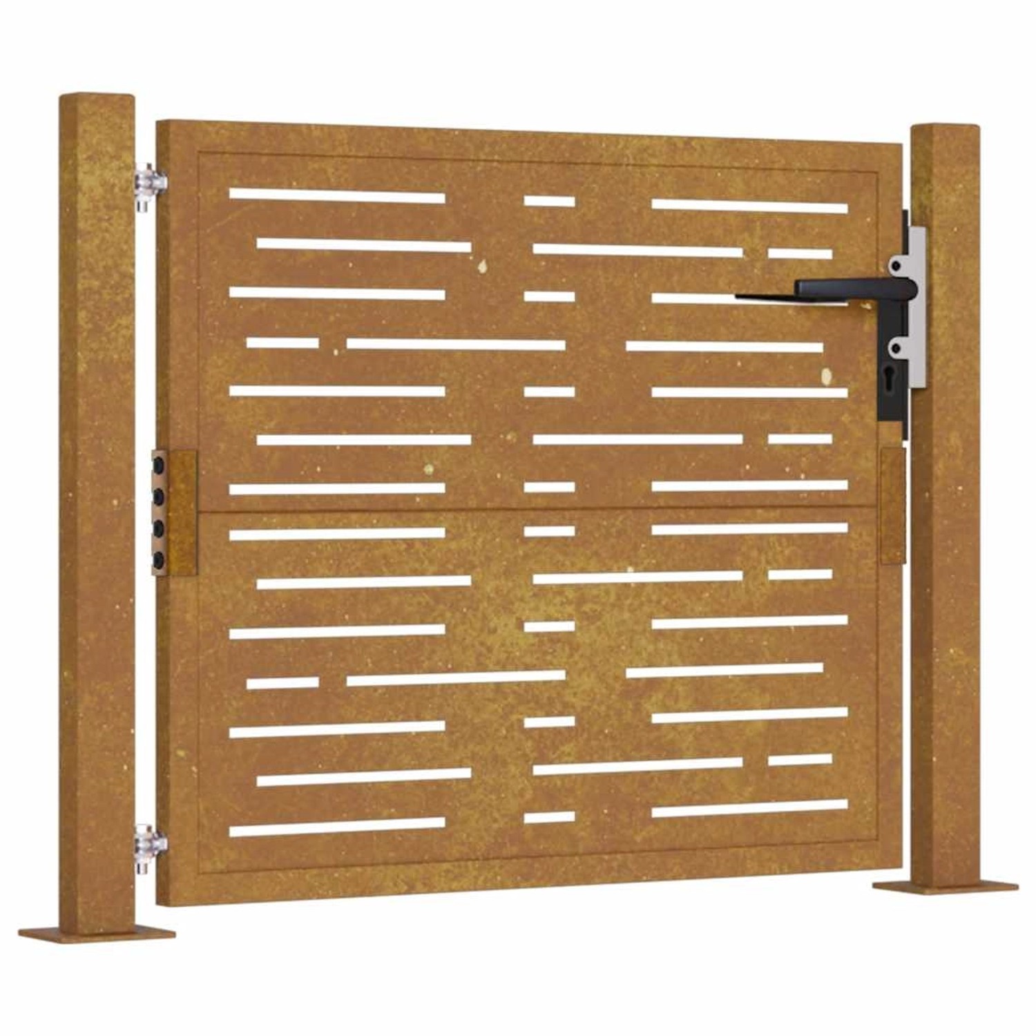 vidaXL Gartentor 105 x 80 cm Cortenstahl Quadratisches Design 153196 günstig online kaufen