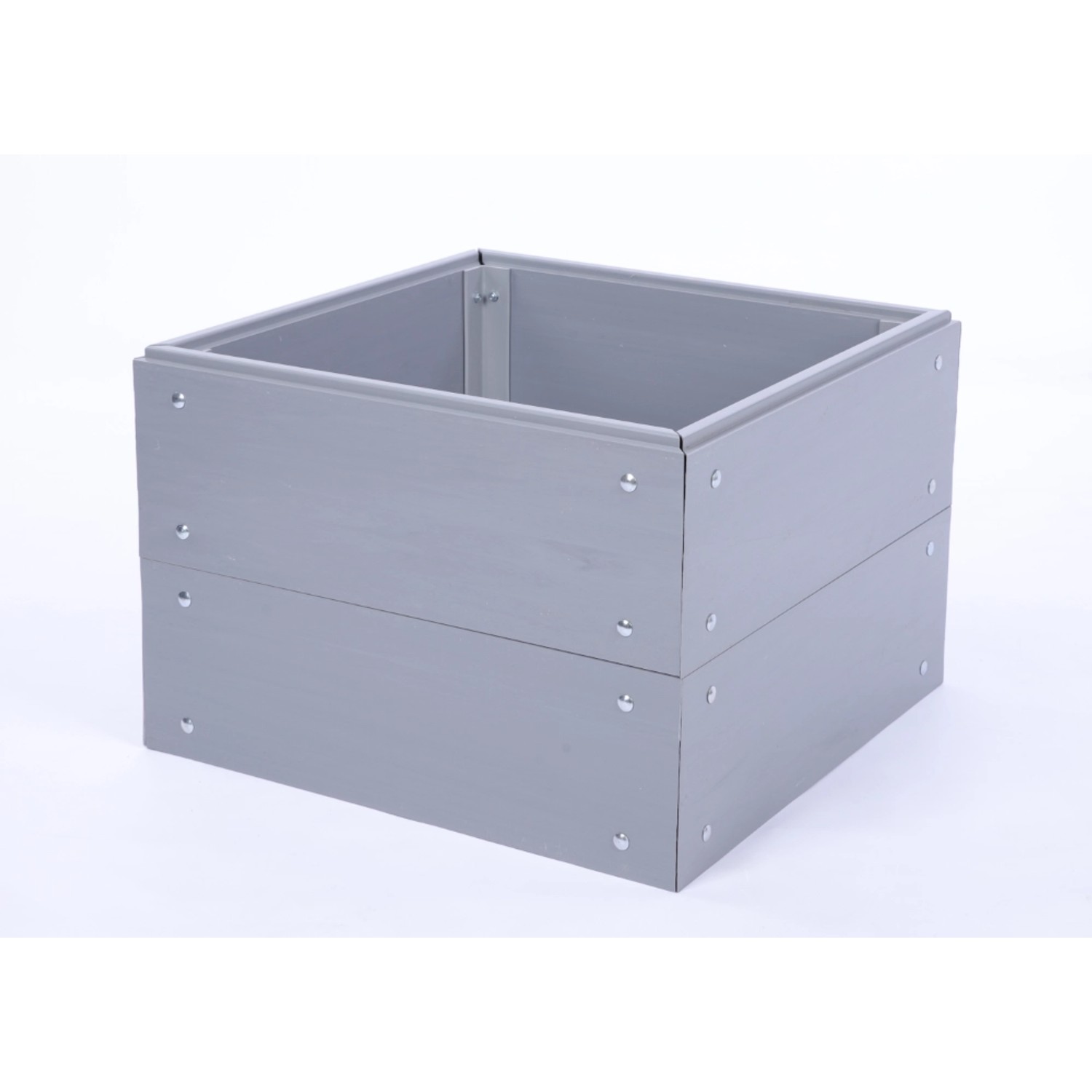 PROREGAL Hochbeete Growline Plast HxBxT 41x160x120cm 2 Ebenen Grau günstig online kaufen