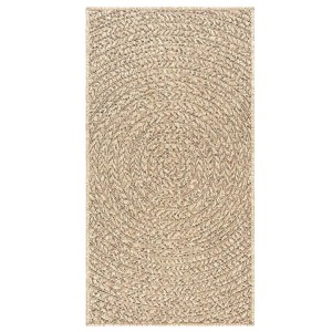 vidaXL Teppich ZIZUR 100x200 cm Jute-Optik Indoor und Outdoor 4006161