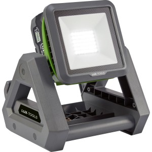 LUX Akku-Arbeitsleuchte 1PowerSystem A-AL-20 Solo, graue Akku-Lampe mit hellem Licht.