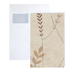 PROFHOME S-791461-GU DIN A4 Muster der Floralen Tapete 1 Musterstück