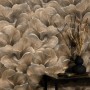 Erismann Vliestapete Fashion for Walls Floral Glow Braun mit floralem Muster und Glanzeffekt.