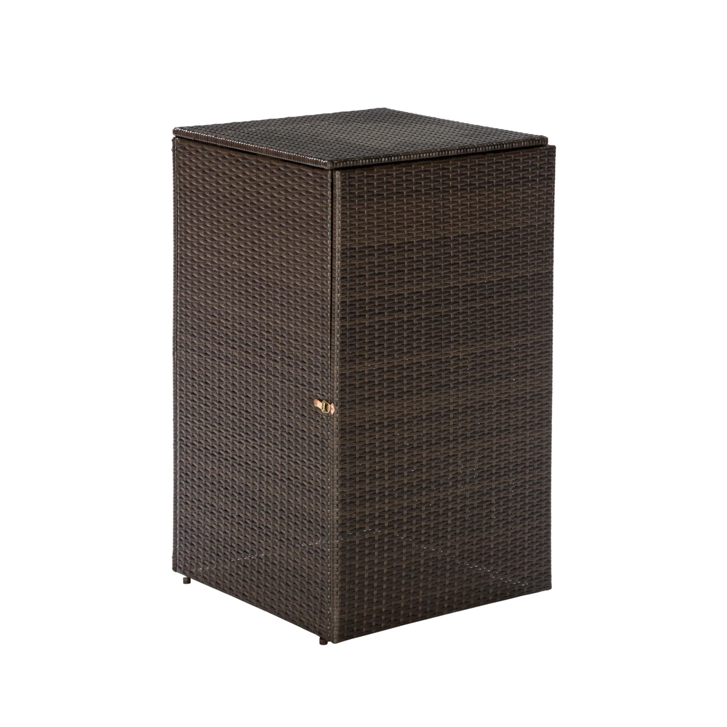 Thumbnail - Merxx Mülltonnenabdeckung 76 x 76 x 123 cm Braun