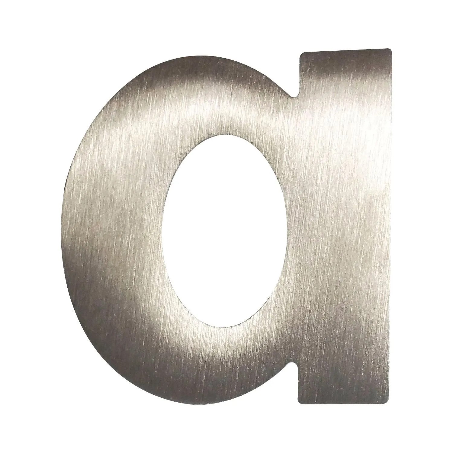 SCHÖSSWENDER Kleinbuchstabe A Höhe 60 mm Edelstahl