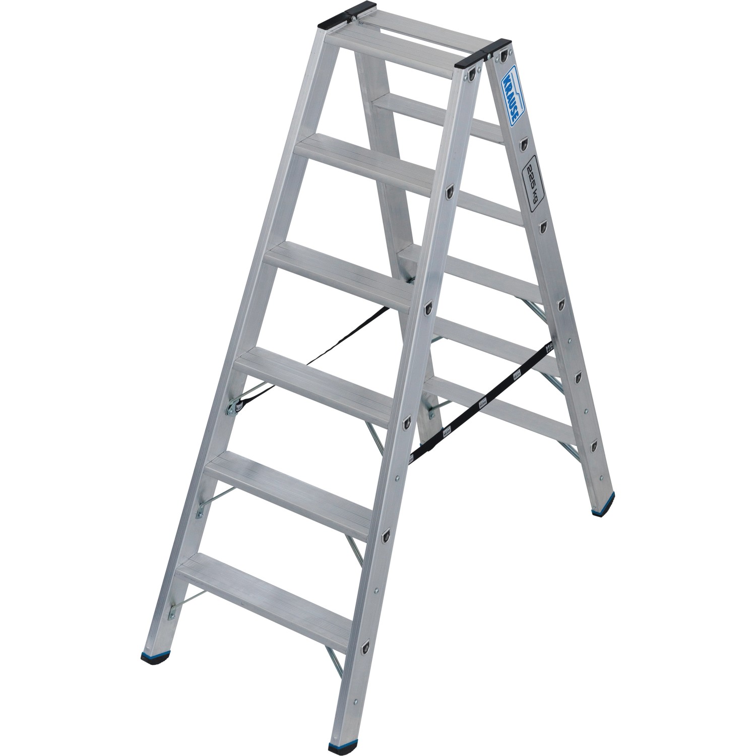 Krause Doppelleiter Stabilo 2 x 6 Stufen 225 kg