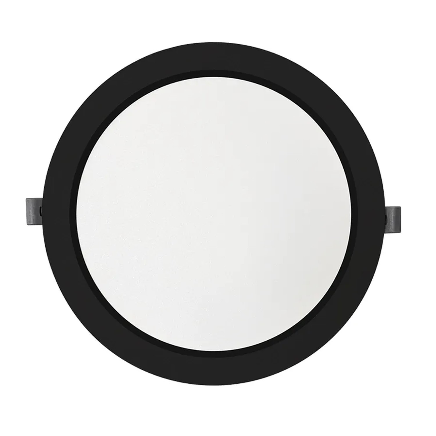 LUXULA LED Einbauleuchte 12W IP44-Geschützt 1200lm Lichtfarbe Einstellbar CCT Ø173x26mm Einbaustrahler Deckenspot Rund Schwarz_7