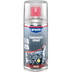 Presto Starthilfe-Spray, 150 ml Dose zur schnellen Motorreparatur.