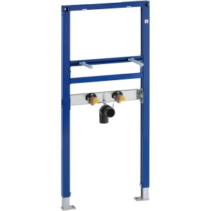 Geberit Duofix Montageelement für Waschtisch, 112 cm, blau, für Trockenbau.