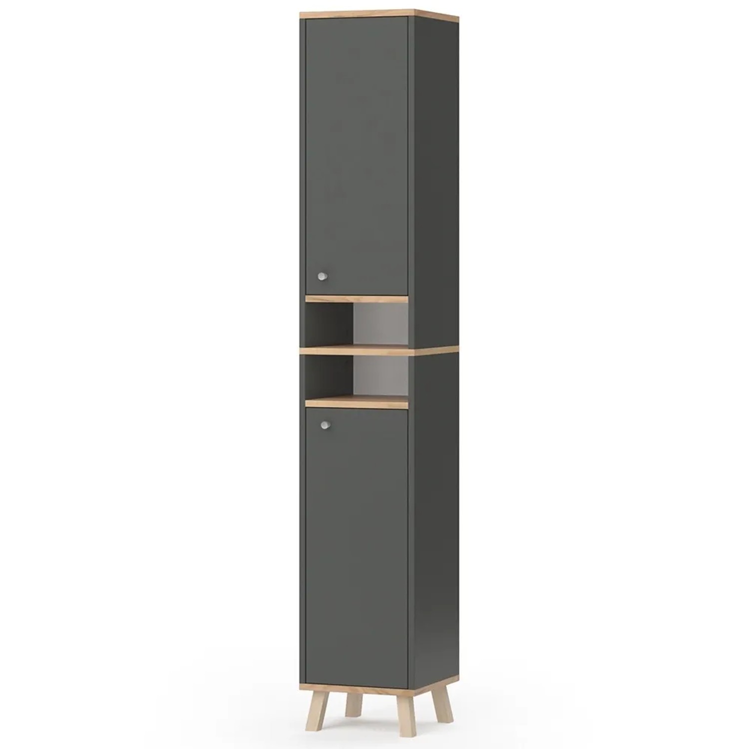 Vicco Badschrank Senyo Anthrazit 30 x 174